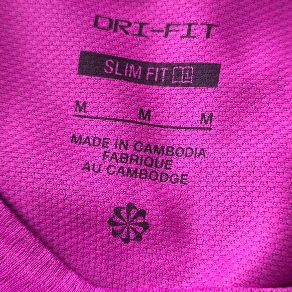 Nike Court Tennis Slam Top Shirt Men's Size M Wild Hot Fuschia New FQ2018-518 LE - Picture 9 of 12